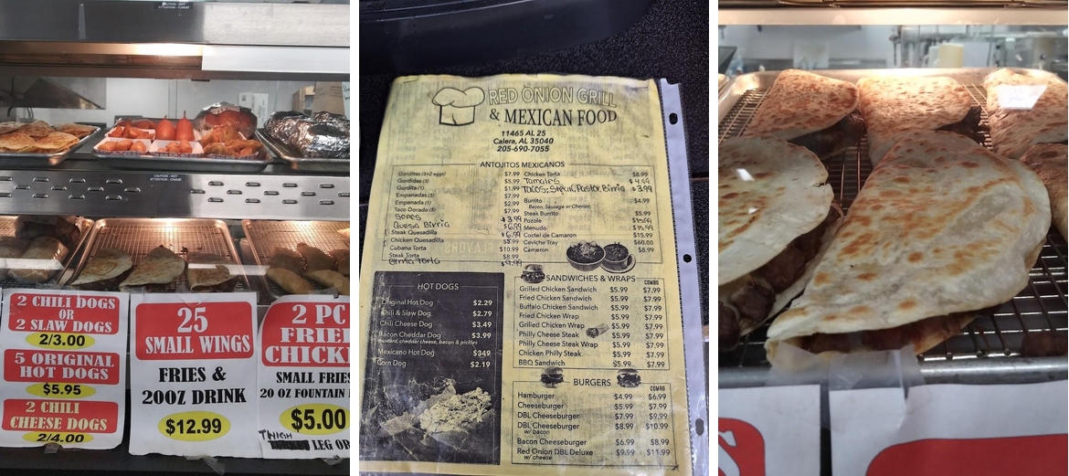 Red Onion Menu